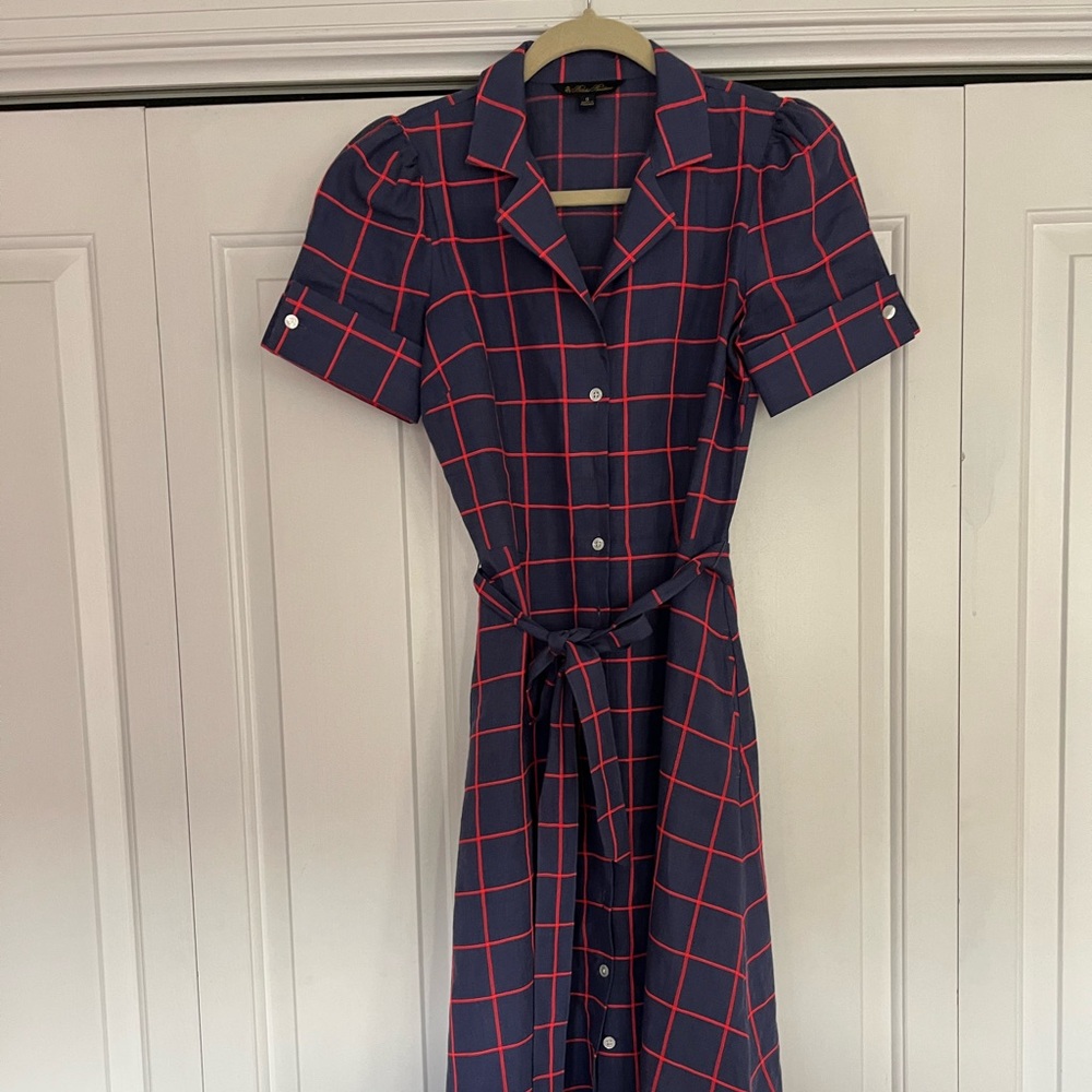 Brooks Brothers Linen Dress size 0, excellent condition